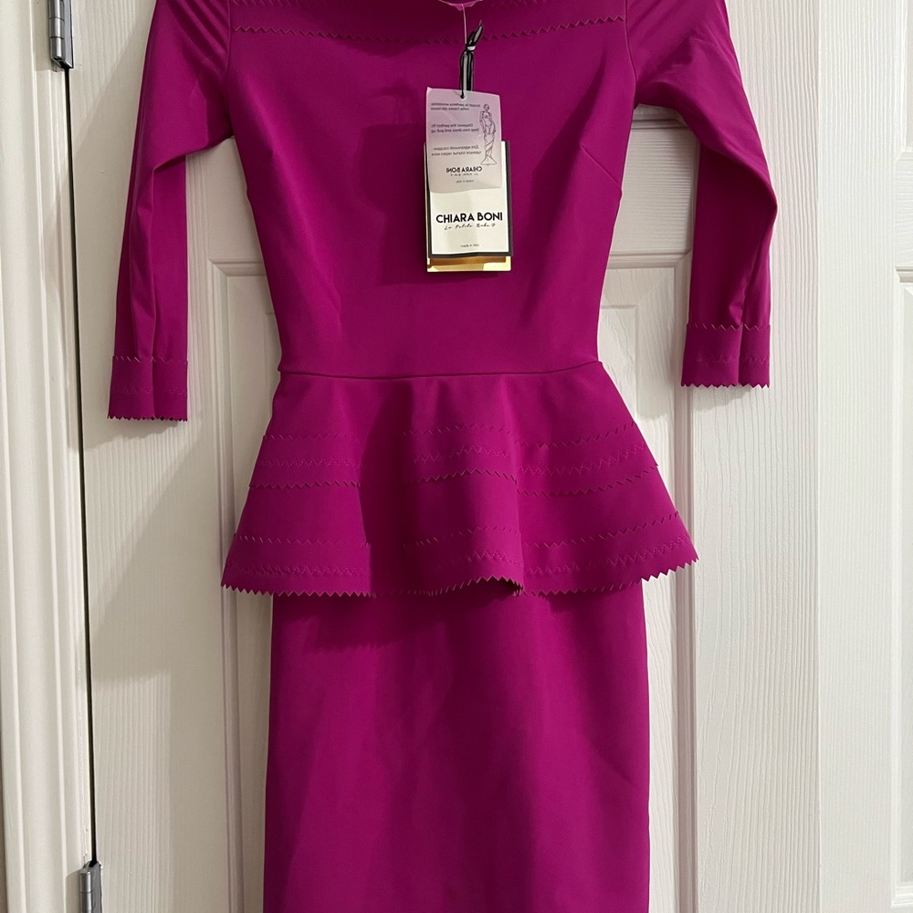Chiara Boni Vibrant Pink Dress
